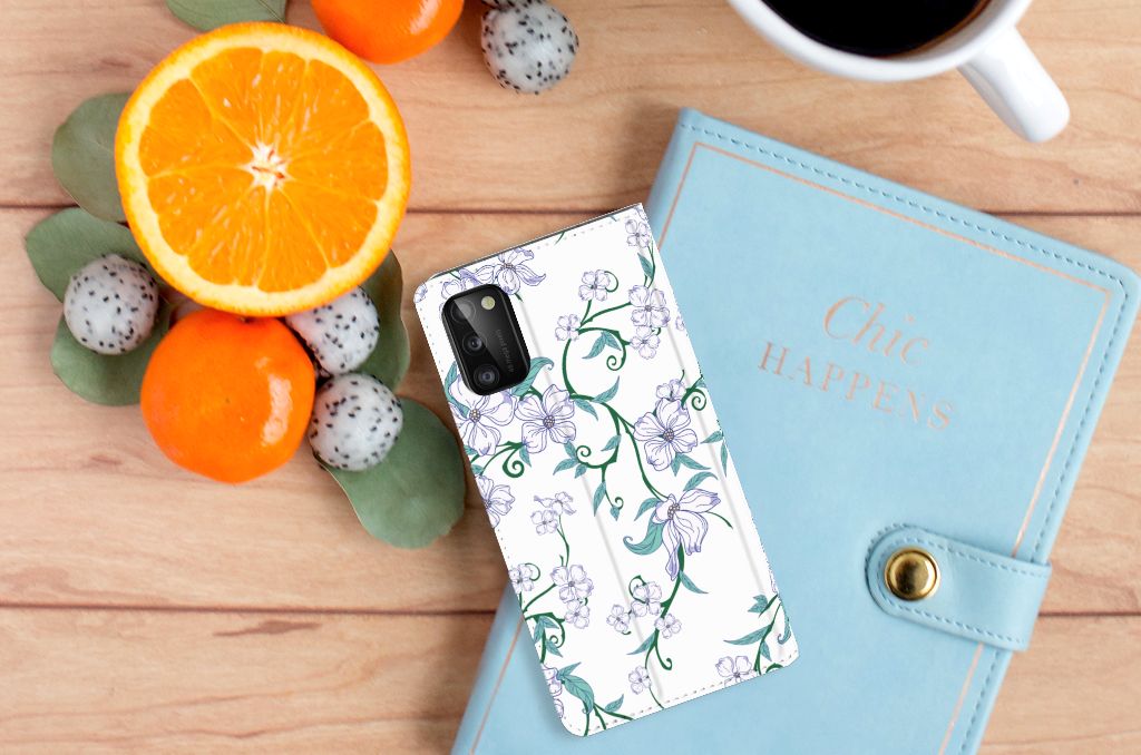Samsung Galaxy A41 Uniek Smart Cover Blossom White - B2C Telecom