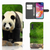 Samsung Galaxy A70 Telefoonhoesje met Pasjes Panda