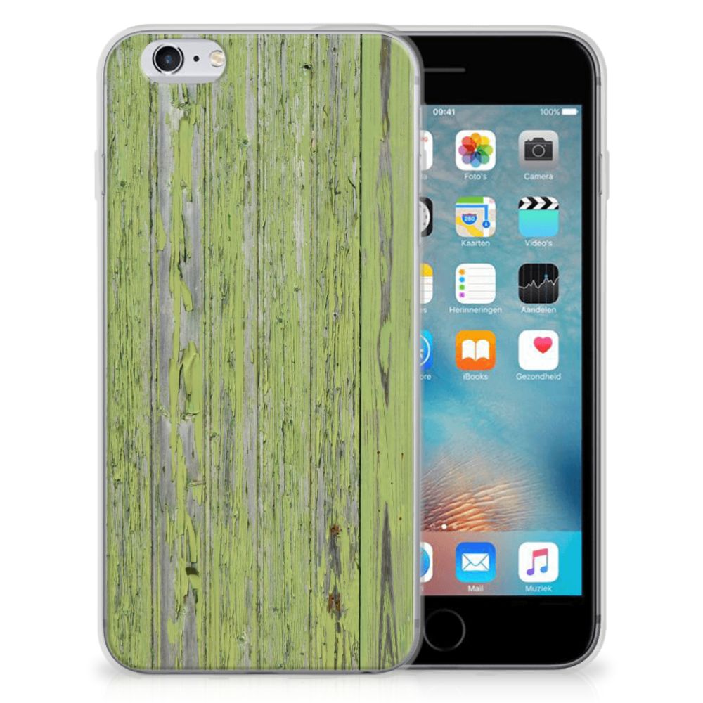 Apple iPhone 6 | 6s Bumper Hoesje Green Wood