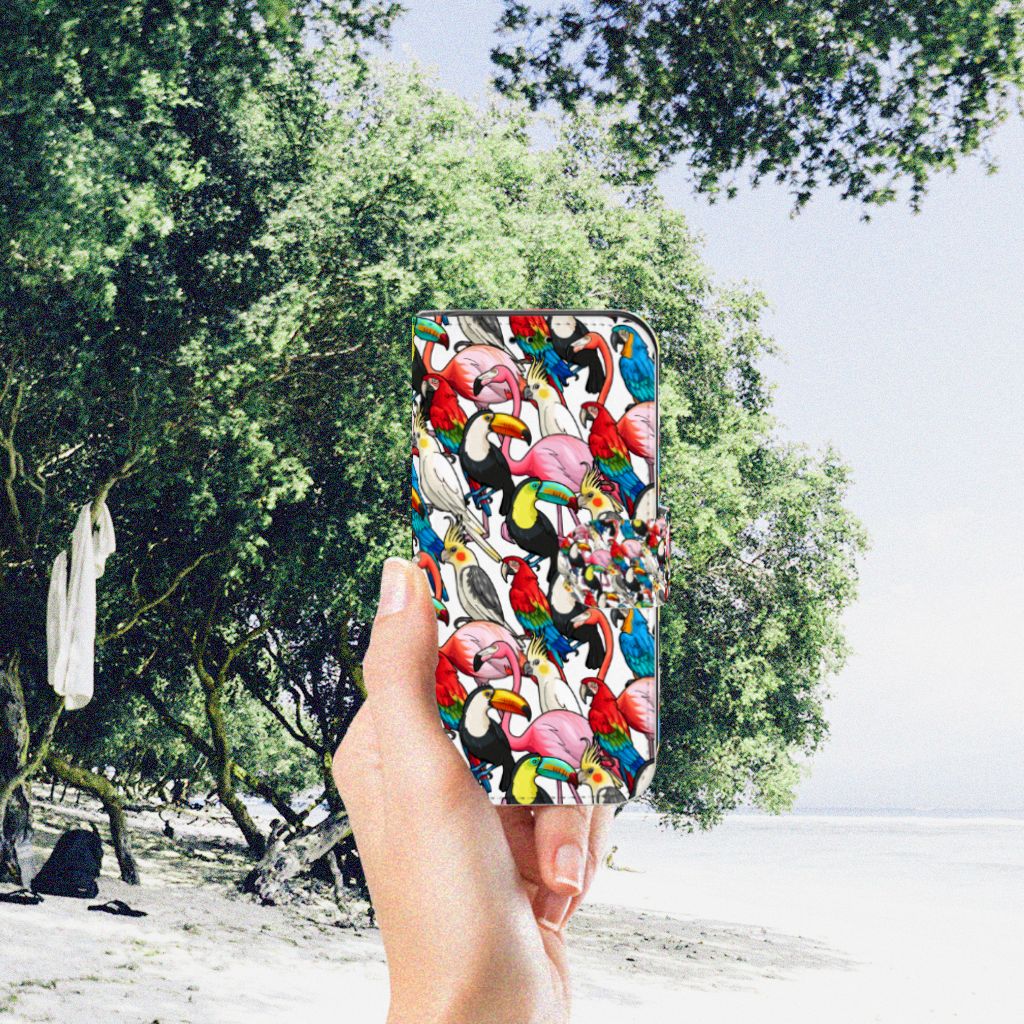 Apple iPhone 11 Pro Telefoonhoesje met Pasjes Birds