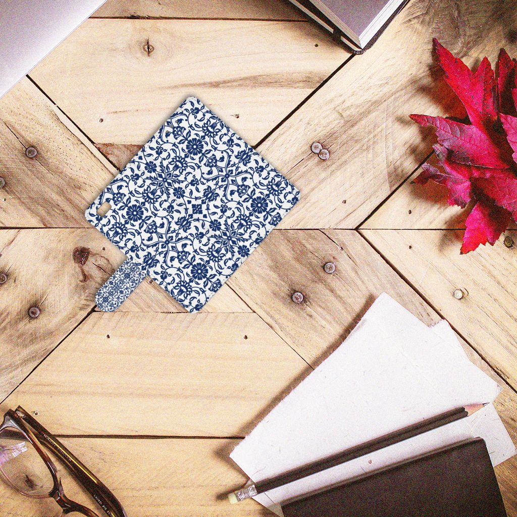 Huawei Ascend P8 Lite Hoesje Flower Blue