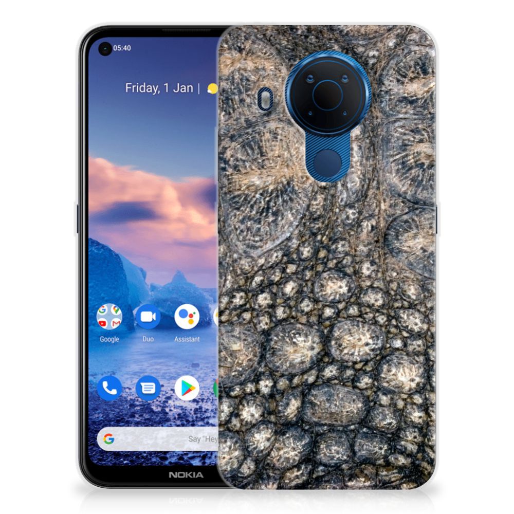 Nokia 5.4 TPU Hoesje Krokodillenprint