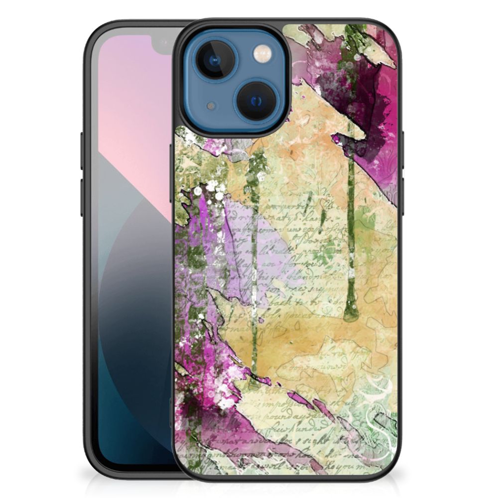 Kleurrijke Telefoonhoesje Apple iPhone 13 mini Letter Painting