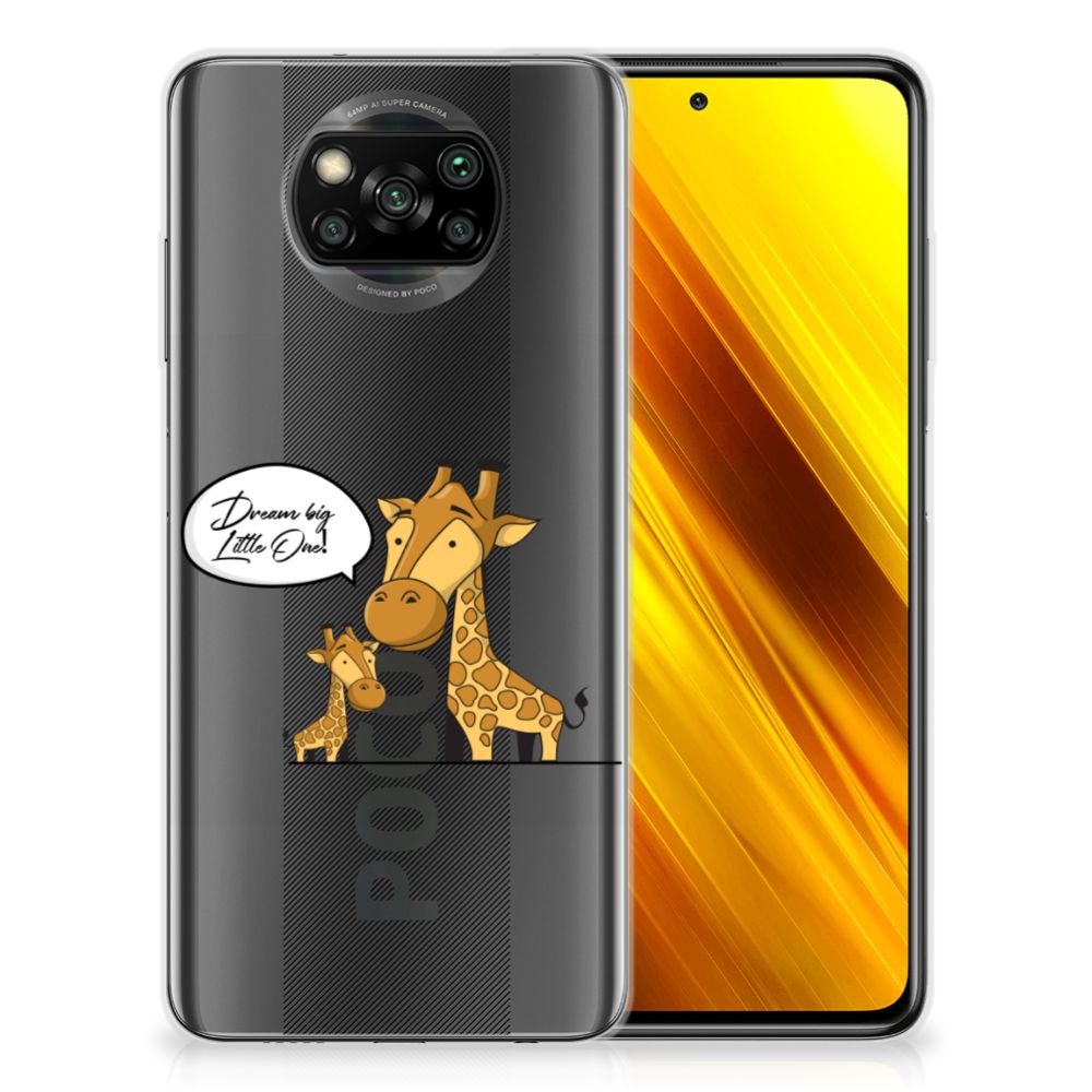 Xiaomi Poco X3 | Poco X3 Pro Telefoonhoesje met Naam Giraffe B2C Telecom