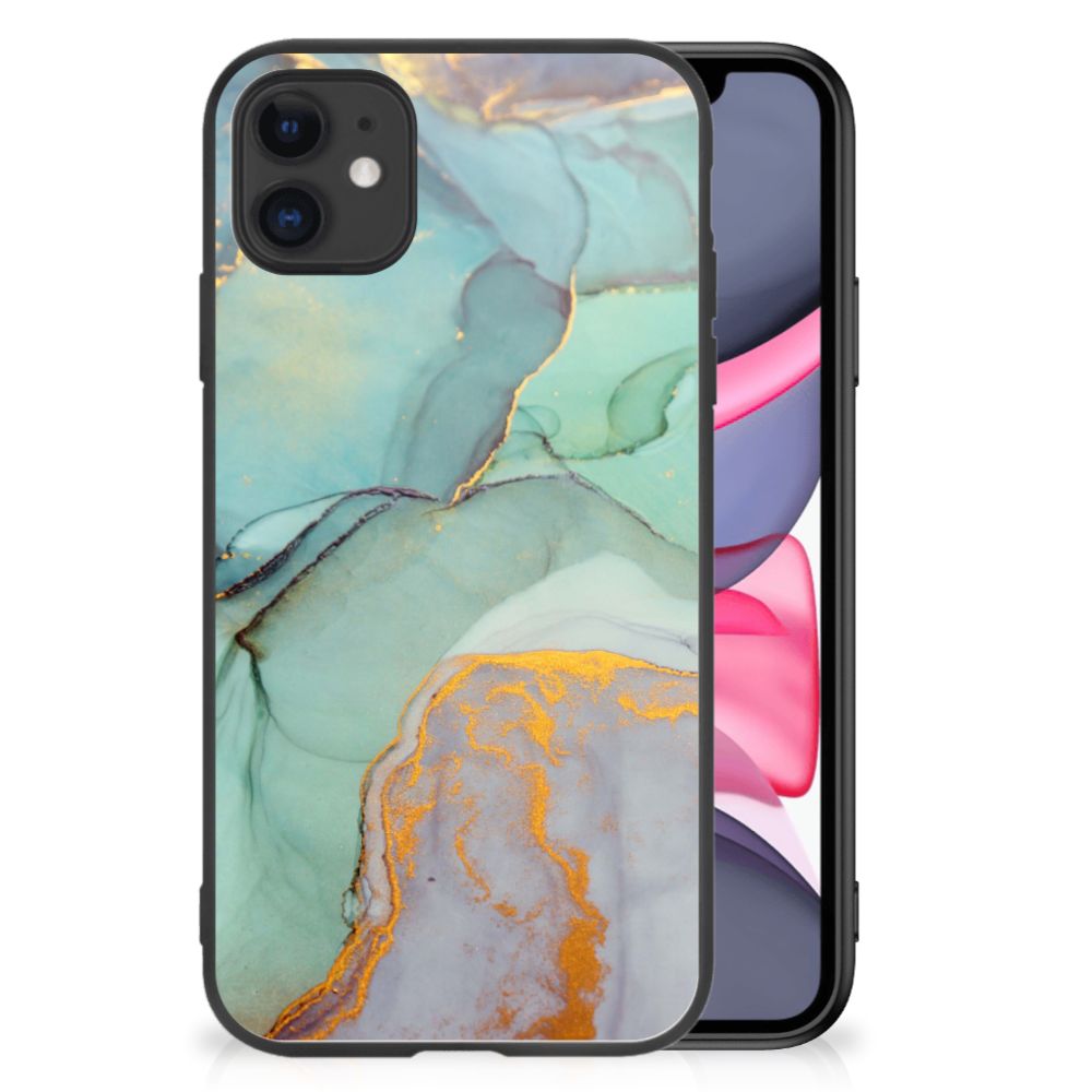 Kleurrijke Telefoonhoesje voor iPhone 11 Watercolor Mix met een prachtig design van kleurenmix.