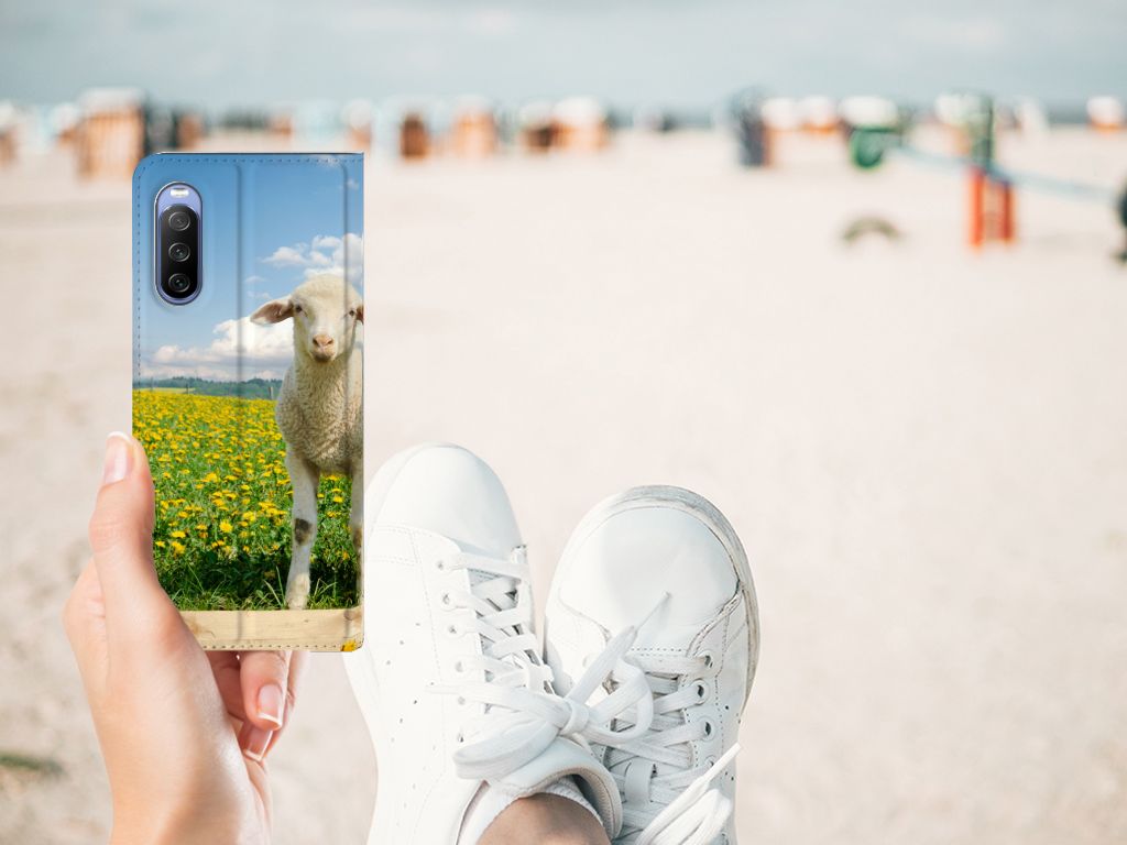 Sony Xperia 10 III Hoesje maken Schaap en Lammetje - B2C Telecom