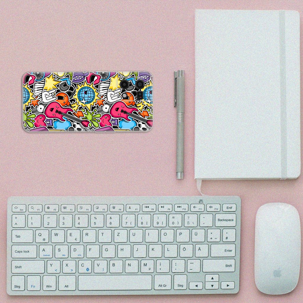 OPPO Reno7 4G Silicone Back Cover Punk Rock B2C Telecom
