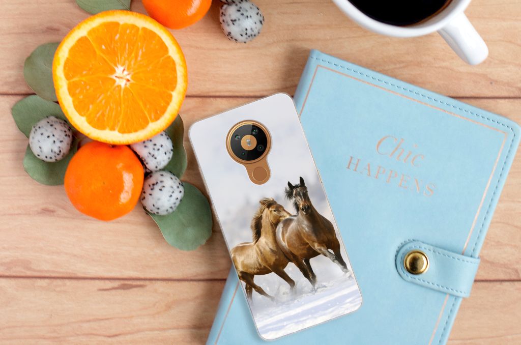 Nokia 5.3 TPU Hoesje Paarden B2C Telecom