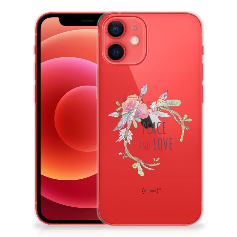 iPhone 12 Mini Telefoonhoesje met Naam Boho Text