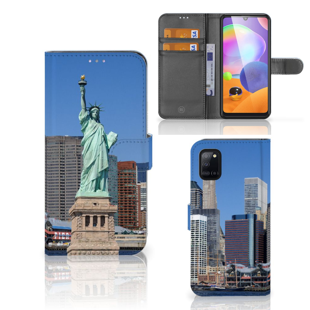 Samsung Galaxy A31 Flip Cover Vrijheidsbeeld