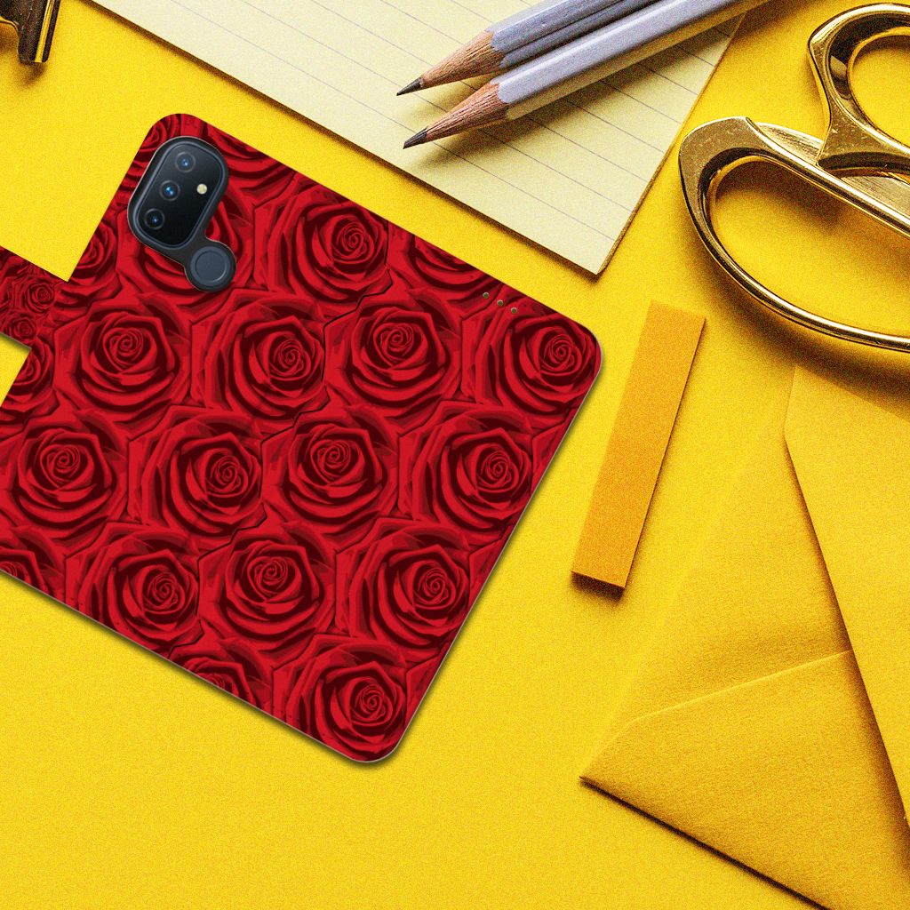 OnePlus Nord N100 Hoesje Red Roses