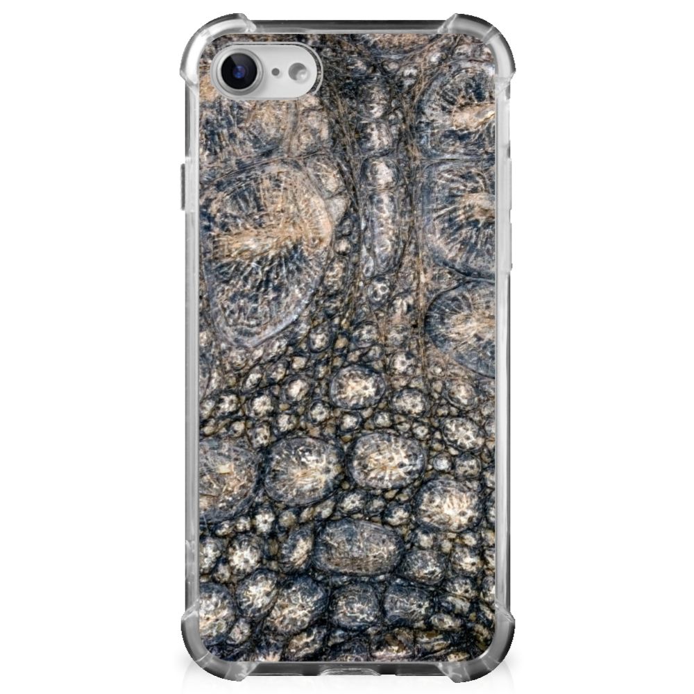iPhone SE 2022/2020 | iPhone 8/7 Case Anti-shock Krokodillenprint