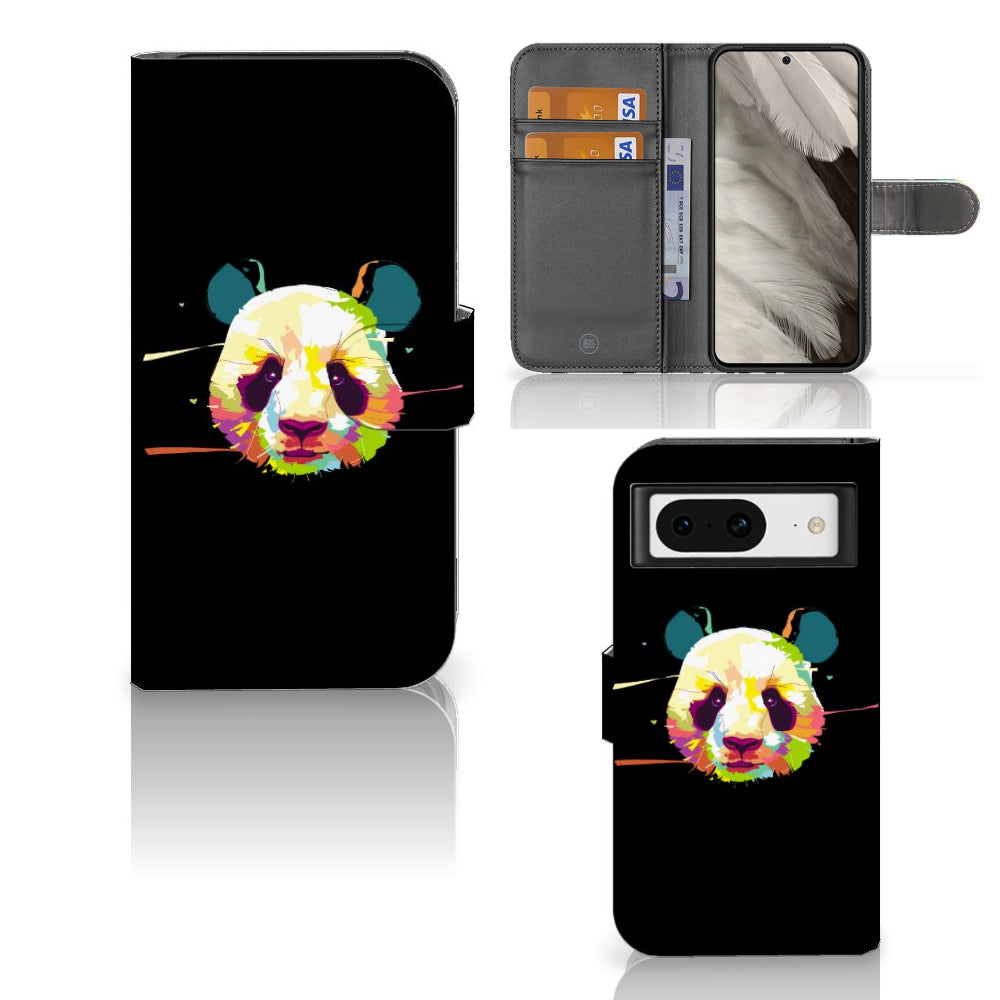 Google Pixel 8 Leuk Hoesje Panda Color