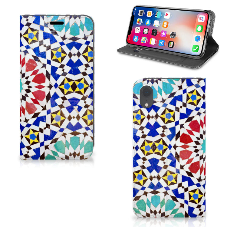 Apple iPhone Xr Standcase Mozaïek