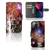 iPhone 13 Mini Wallet Case met Pasjes Vuurwerk met gekleurde siervuurwerkprint đ