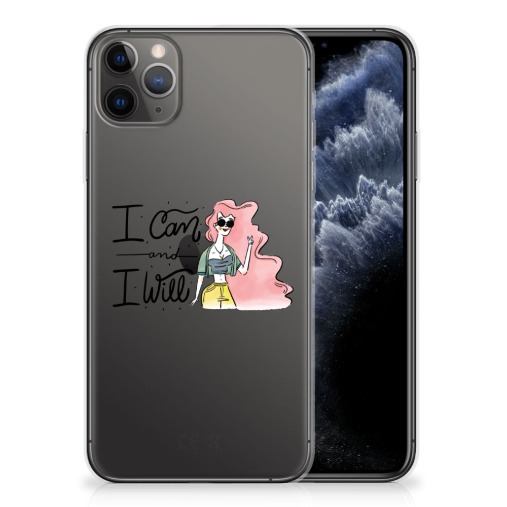 Apple iPhone 11 Pro Max Telefoonhoesje met Naam i Can