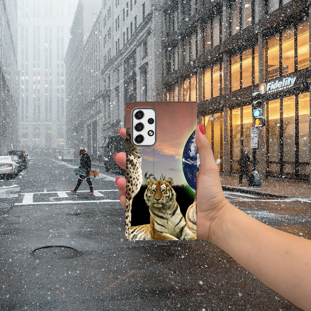 Samsung Galaxy A53 Hoesje maken Roofdieren - B2C Telecom