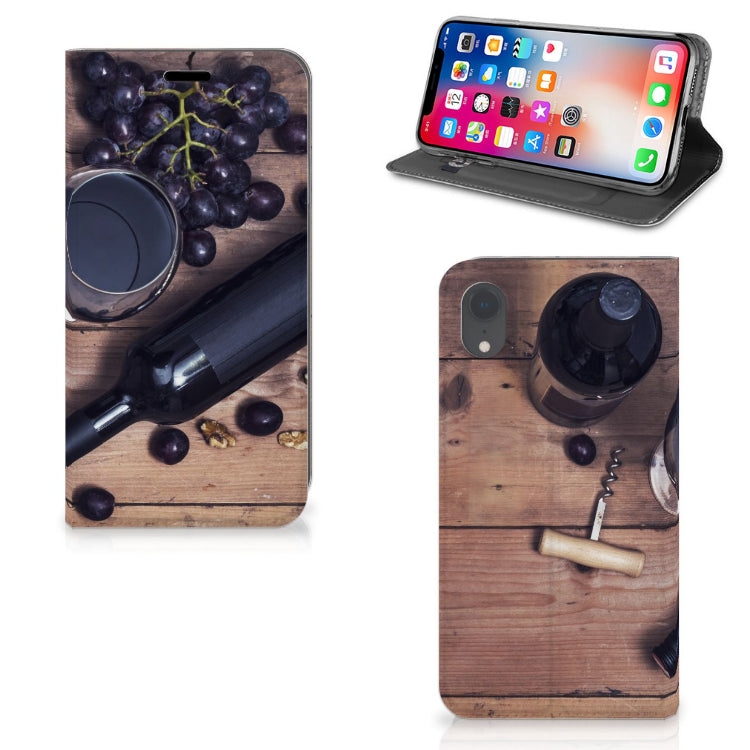 Apple iPhone Xr Flip Style Cover Wijn