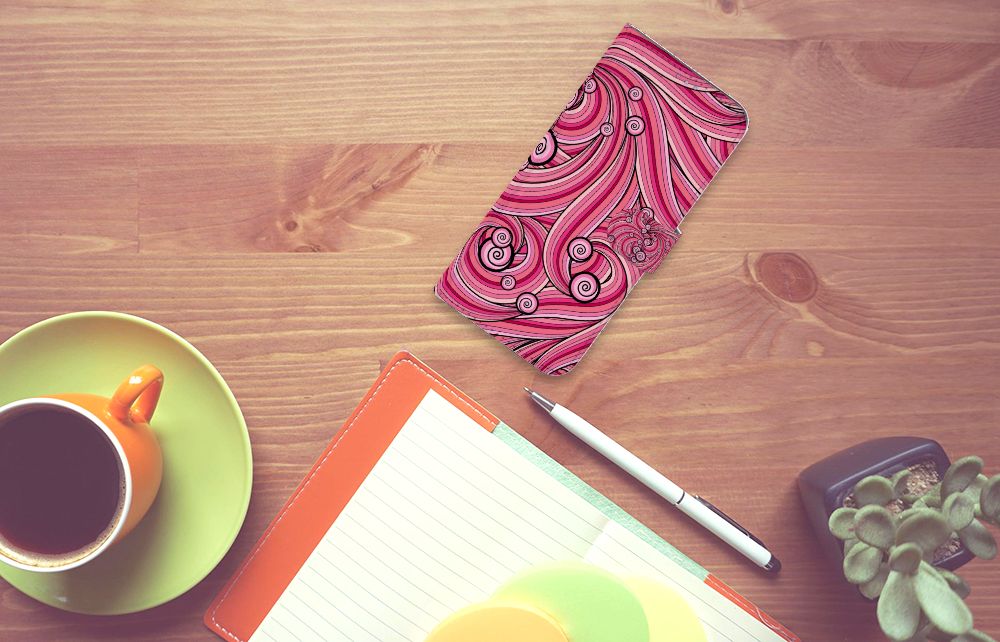 Motorola Moto G60s Hoesje Swirl Pink