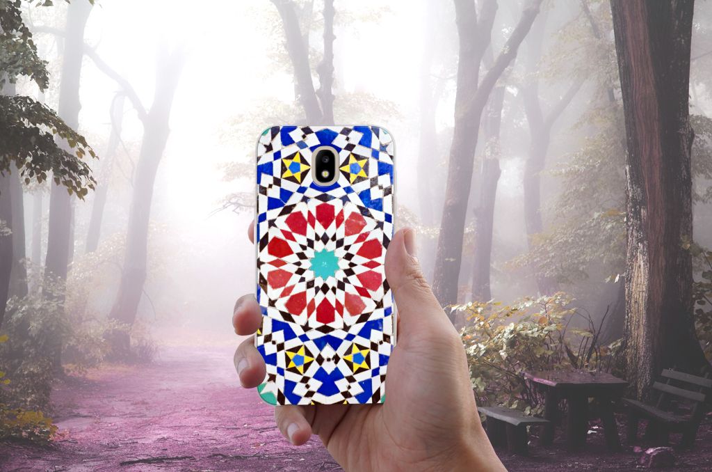 Samsung Galaxy J5 2017 TPU Siliconen Hoesje Mozaïek