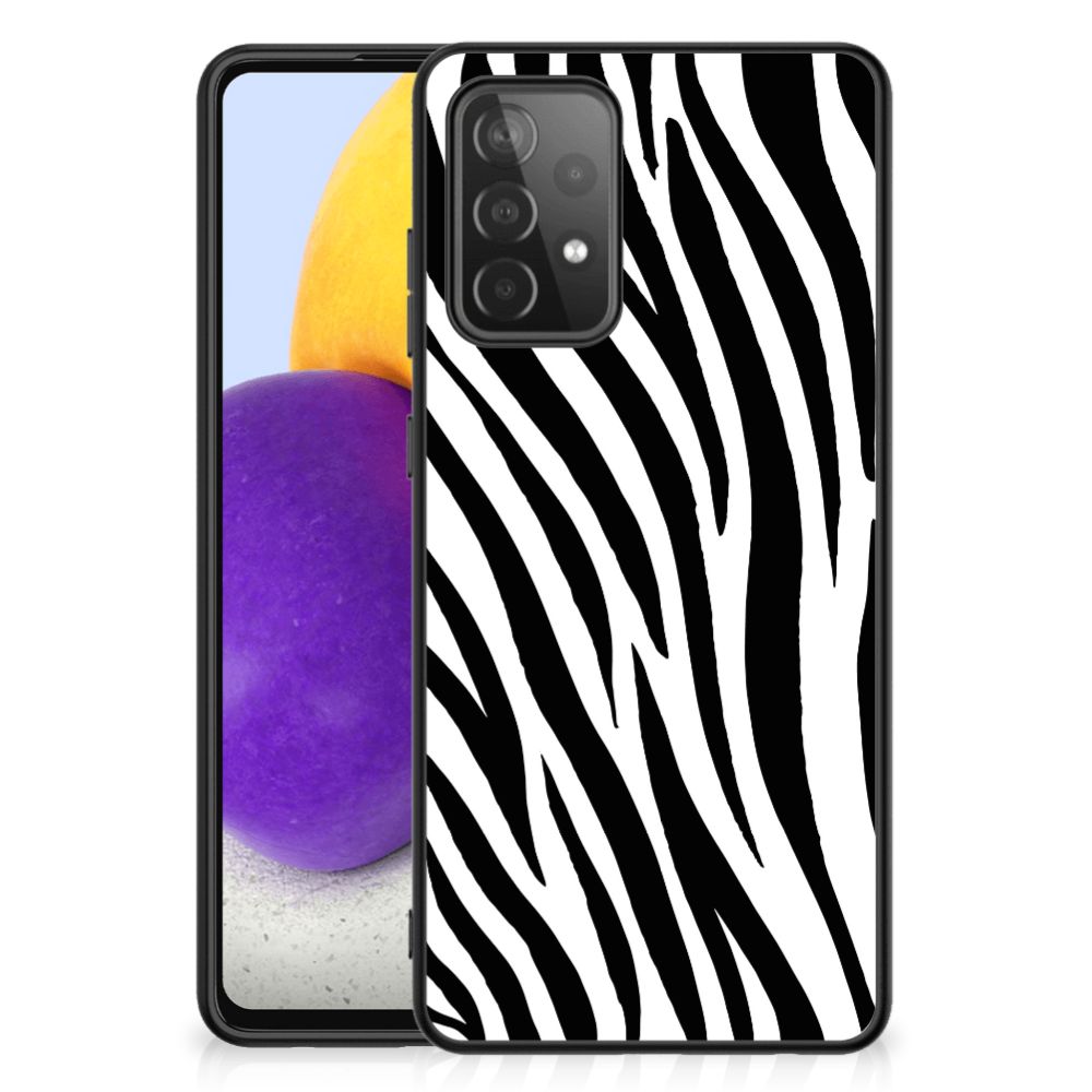 Samsung Galaxy A72 (5G/4G) Dierenprint Telefoonhoesje Zebra