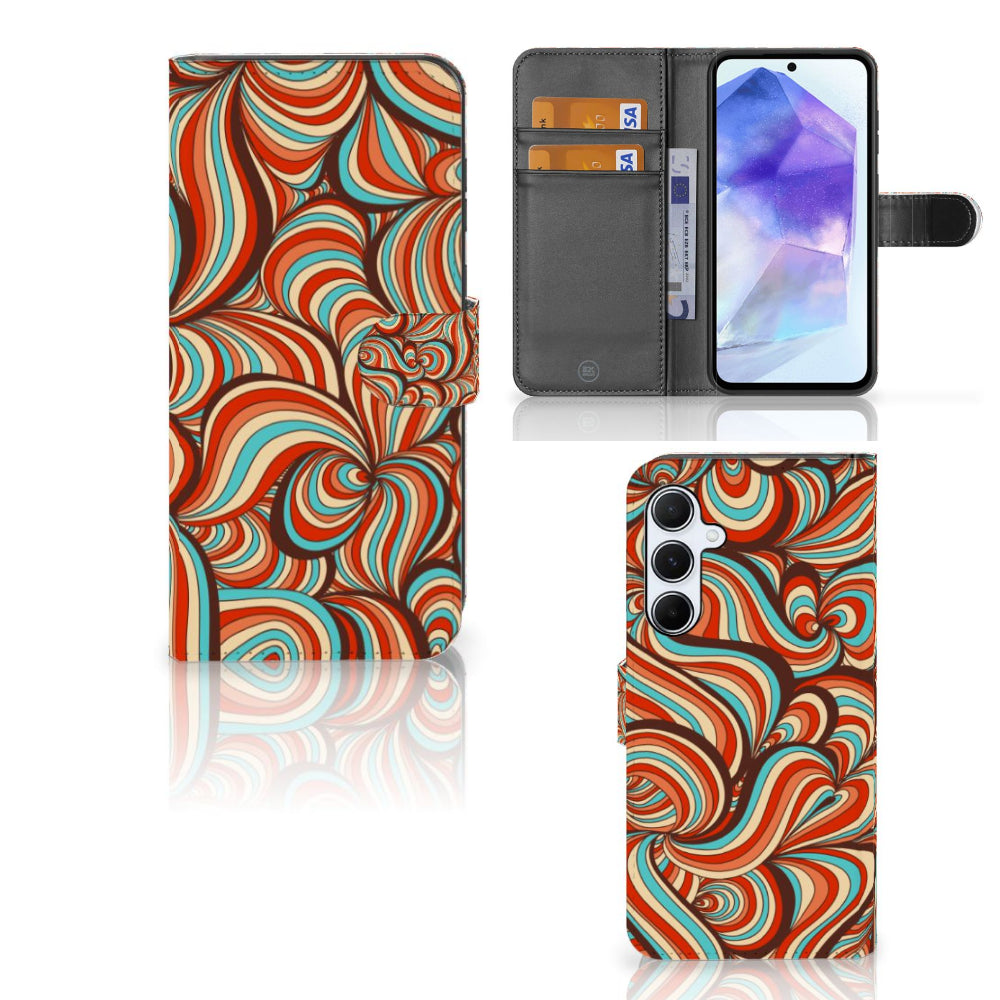 Samsung Galaxy A55 Hoesje Retro