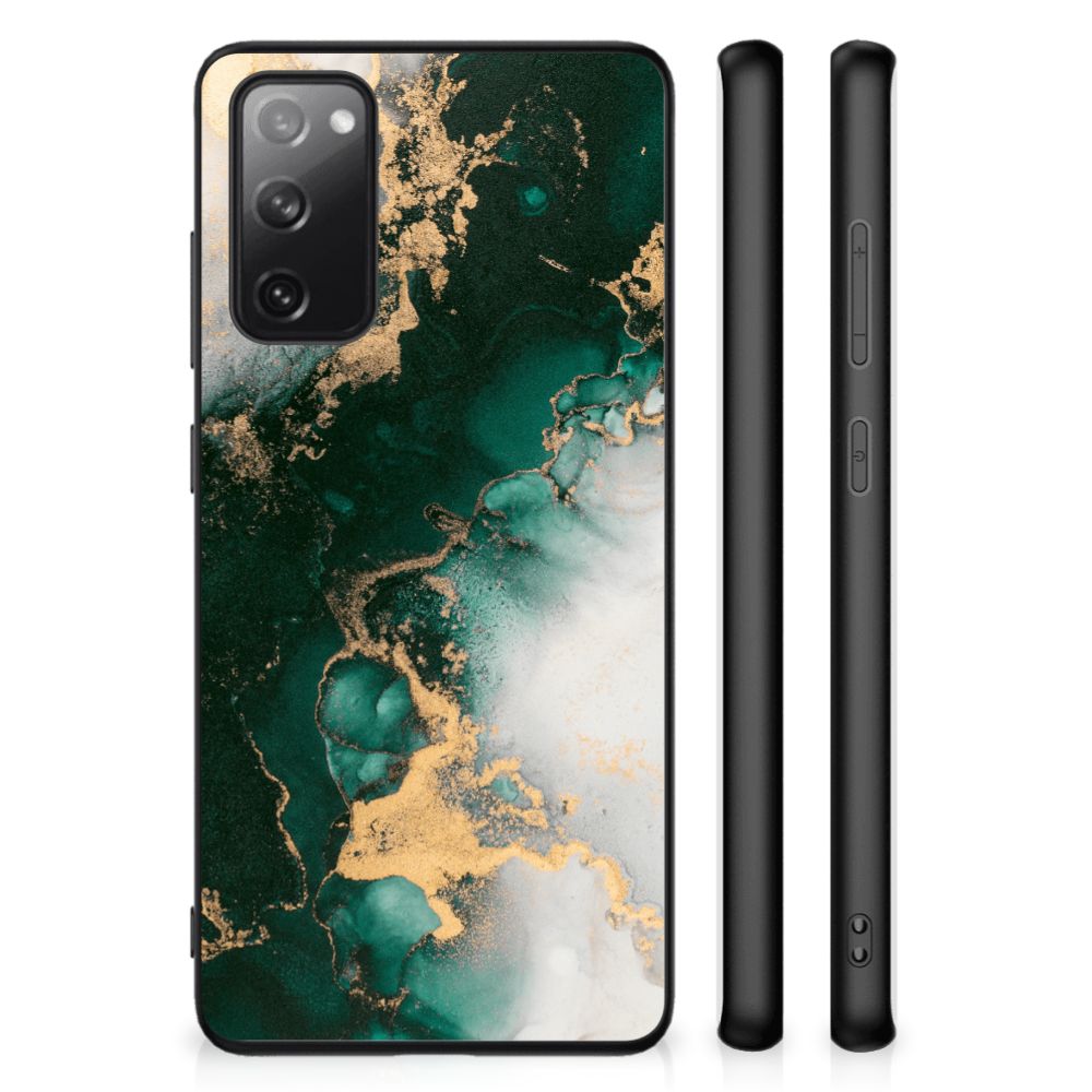 Marmeren Print Telefoonhoesje voor Samsung Galaxy S20 FE Marmer Groen B2C Telecom