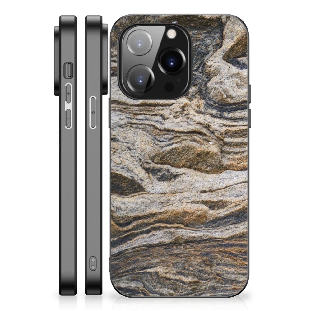 iPhone 14 Pro Marmeren Print Telefoonhoesje Steen B2C Telecom