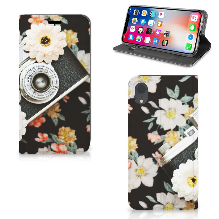 Apple iPhone Xr Stand Case Vintage Camera