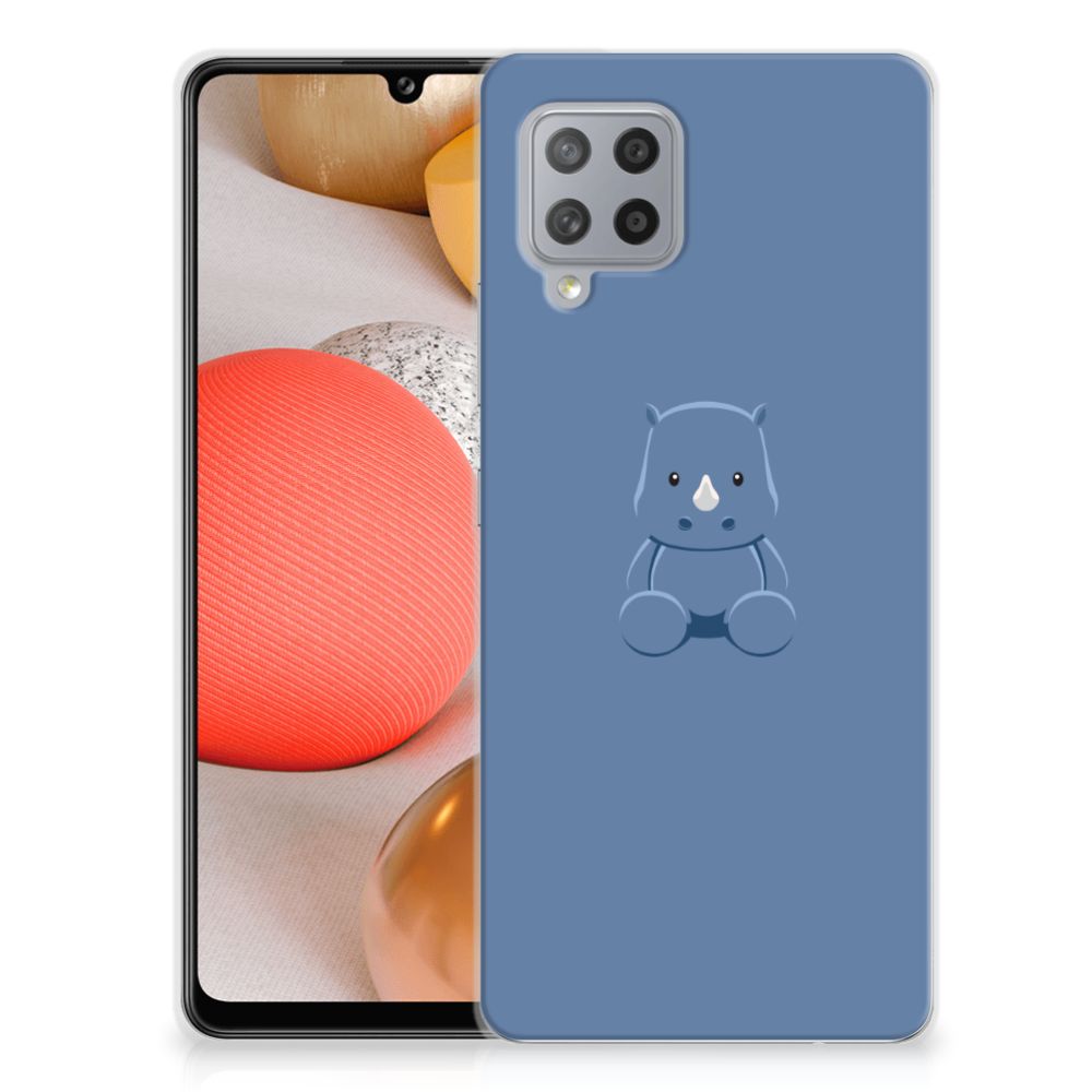 Samsung Galaxy A42 Telefoonhoesje met Naam Baby Rhino