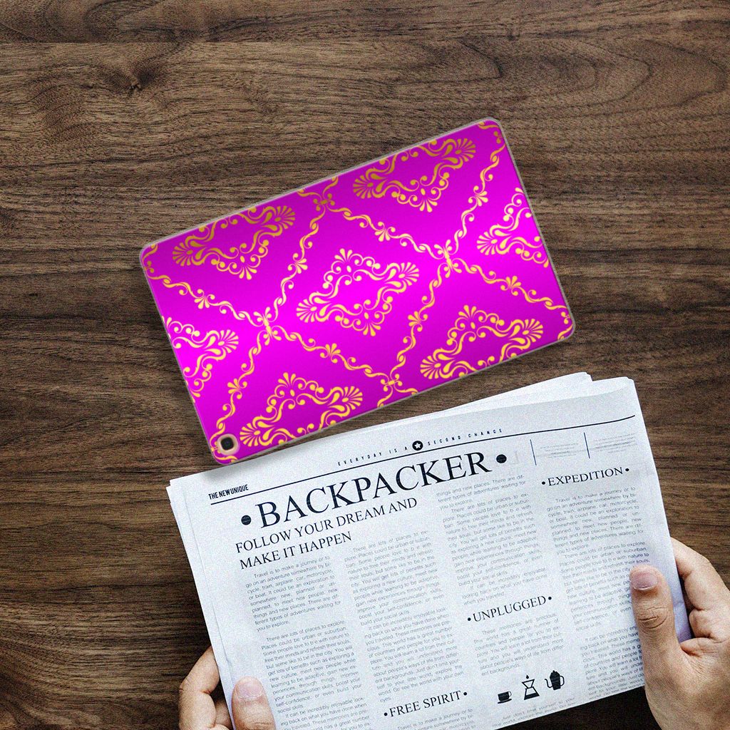 TPU Case Samsung Galaxy Tab A 10.1 (2019) Barok Roze