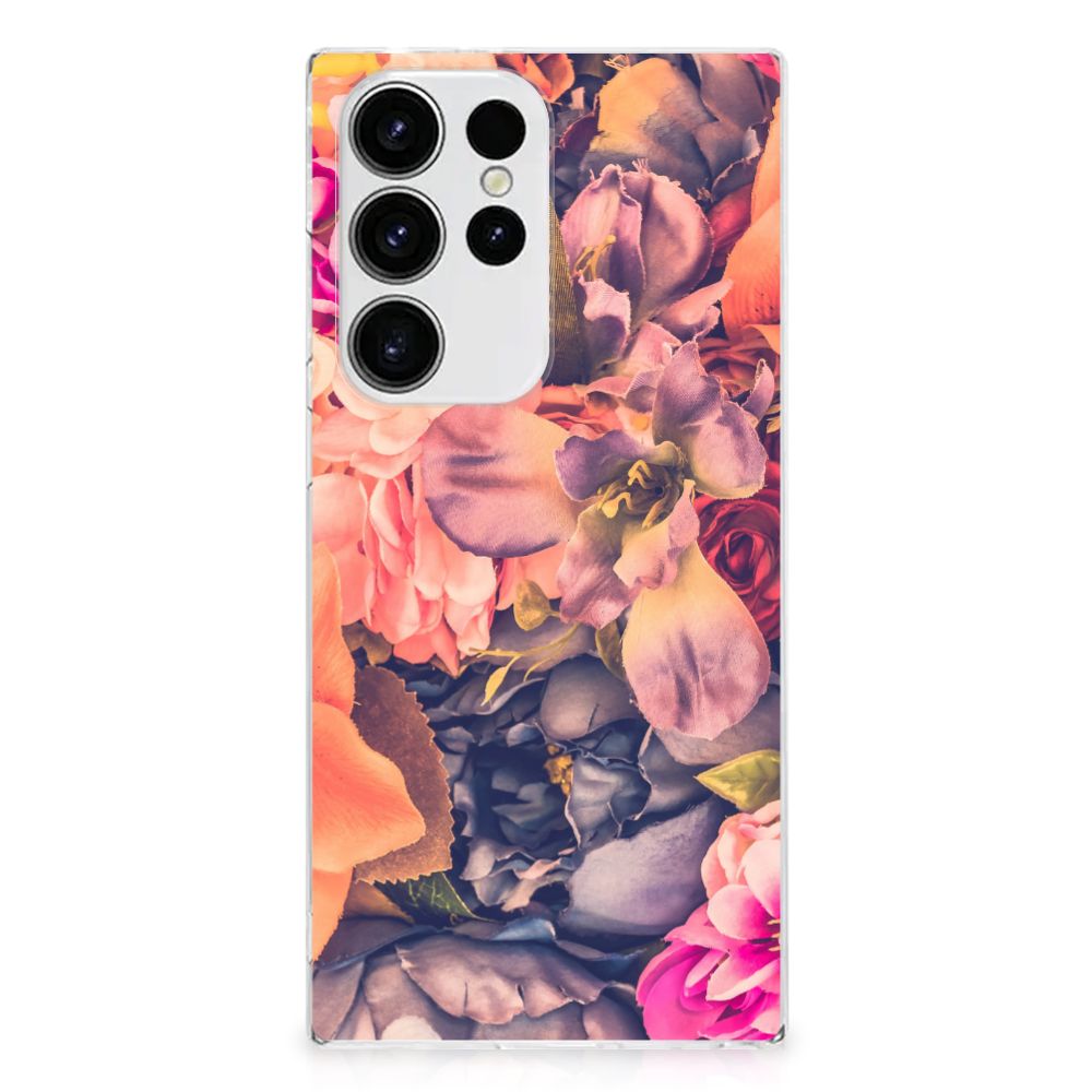 Samsung Galaxy S23 Ultra TPU Case Bosje Bloemen B2C Telecom