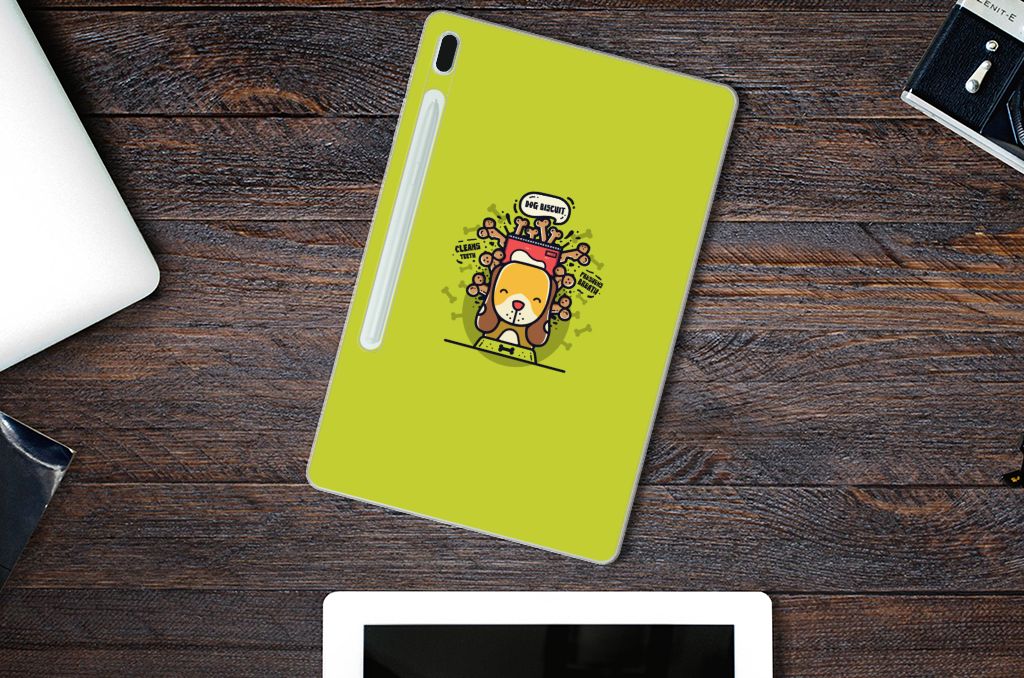Samsung Galaxy Tab S7FE Tablet Back Cover Doggy Biscuit - B2C Telecom