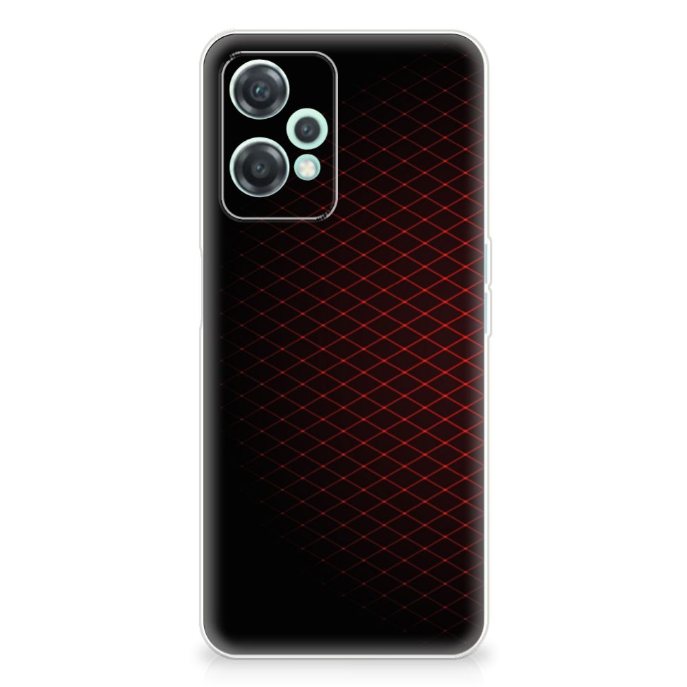 OnePlus Nord CE 2 Lite TPU bumper Geruit Rood B2C Telecom