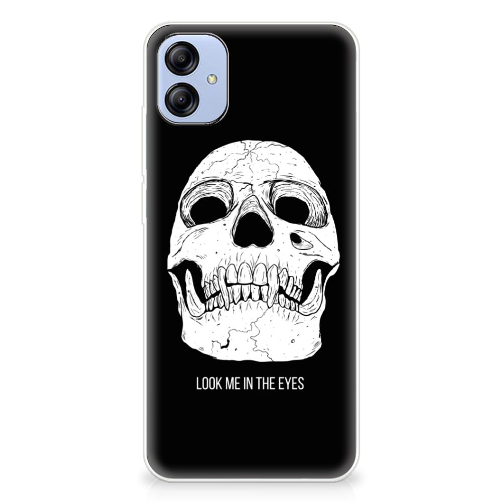 Silicone Back Case Samsung Galaxy A04e Skull Eyes