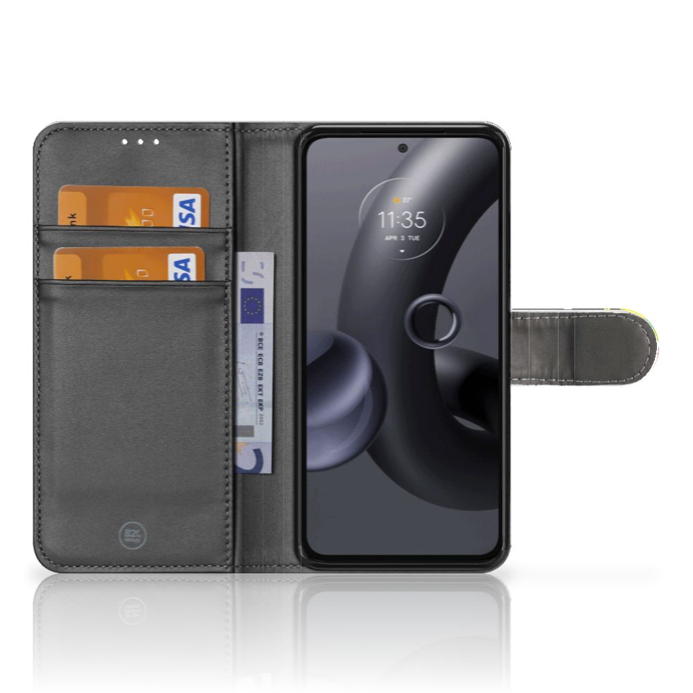 Motorola Edge 30 Neo Leuk Hoesje Cat Color