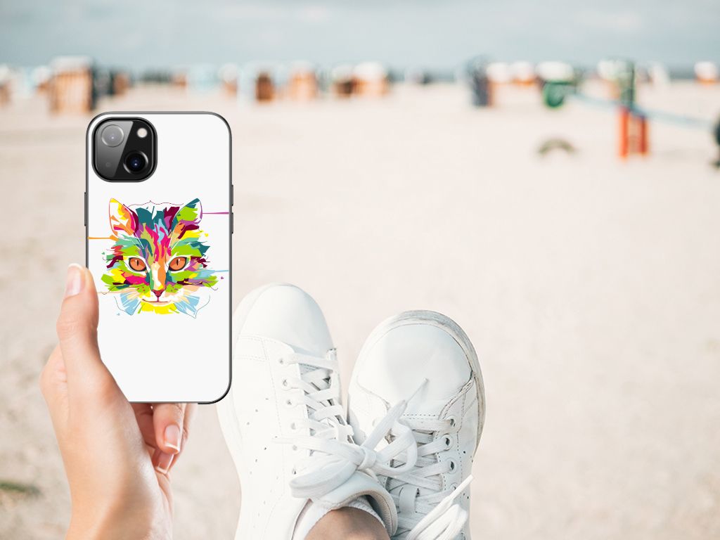 Apple iPhone 13 Hoesje Cat Color B2C Telecom