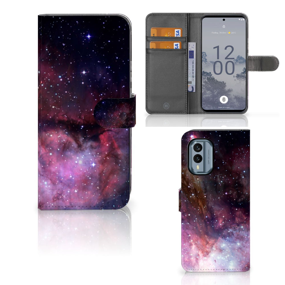 Book Case voor Nokia X30 Galaxy