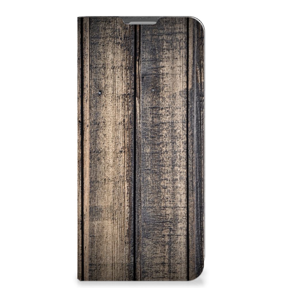 OPPO Reno8 Lite Book Wallet Case Steigerhout - B2C Telecom