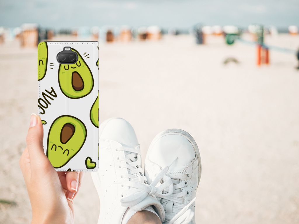 Sony Xperia 10 Magnet Case Avocado Singing