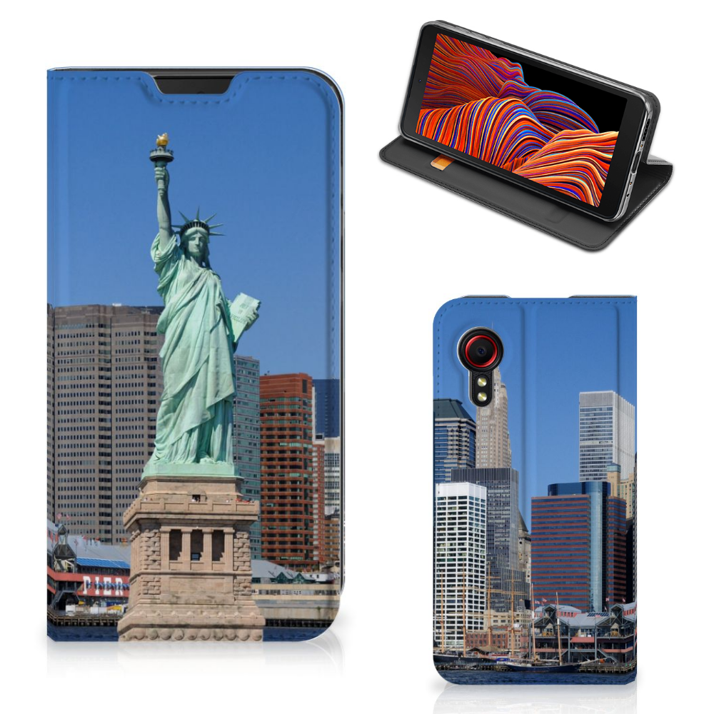 Samsung Galaxy Xcover 5 Book Cover Vrijheidsbeeld - B2C Telecom