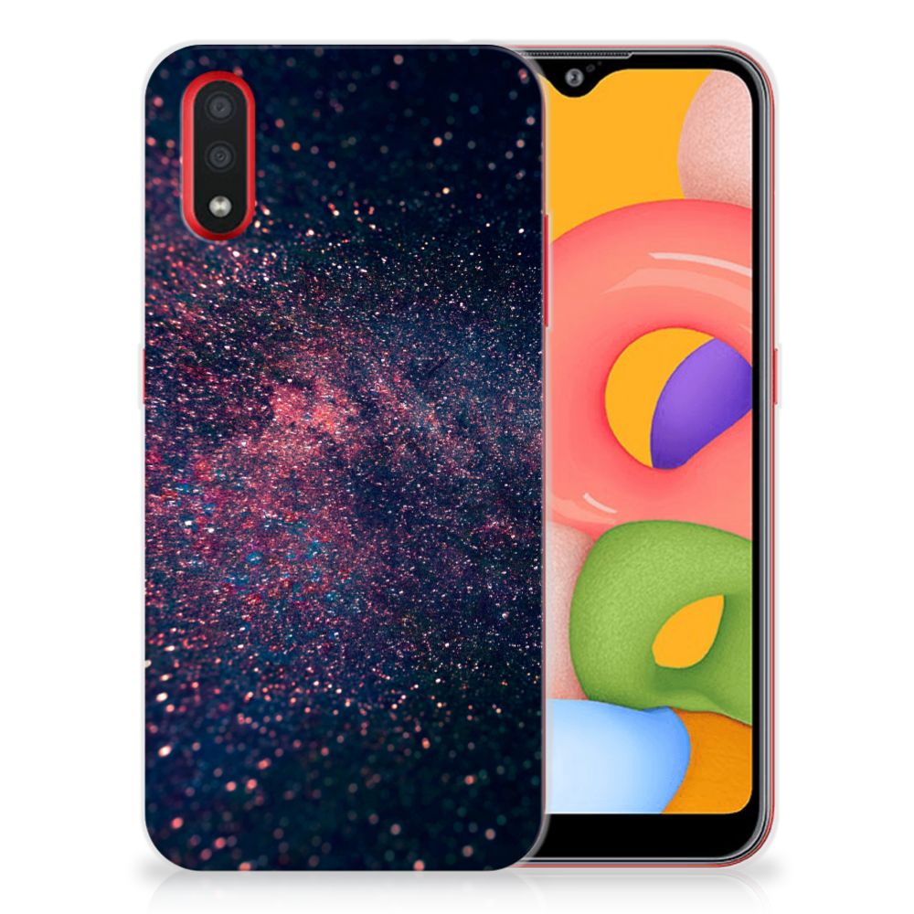 Samsung Galaxy A01 TPU Hoesje Stars