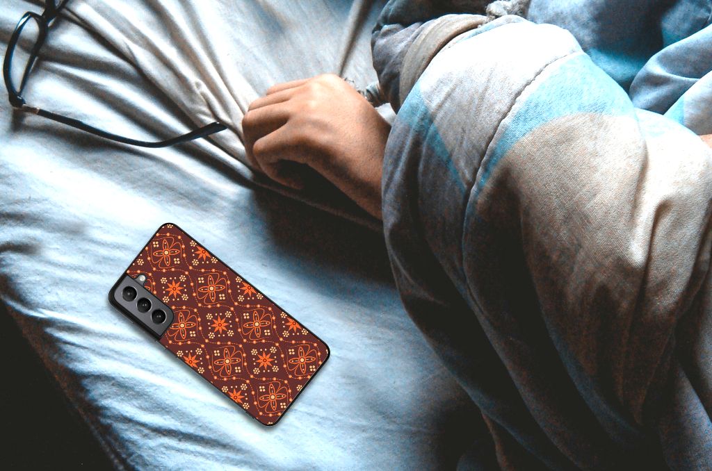 Samsung Galaxy S21FE Back Case Batik Brown B2C Telecom