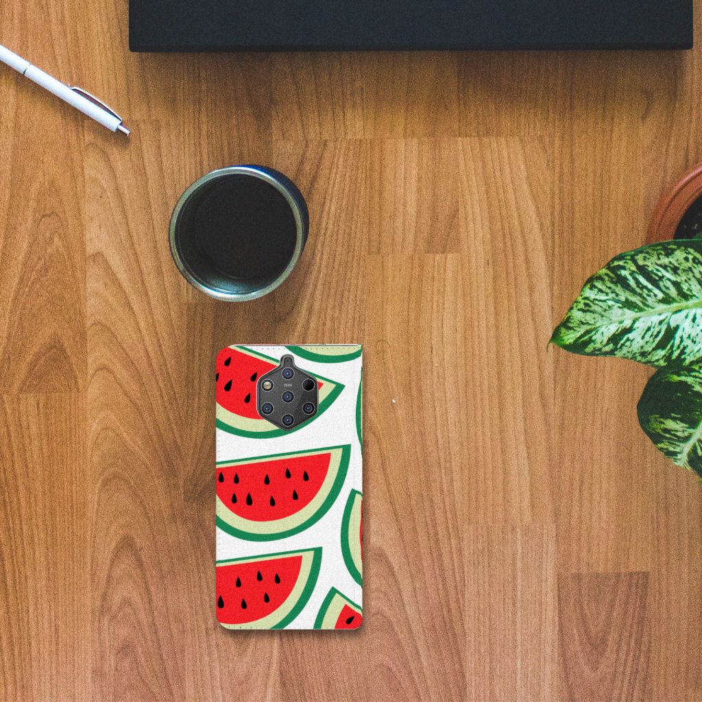 Nokia 9 PureView Flip Style Cover Watermelons