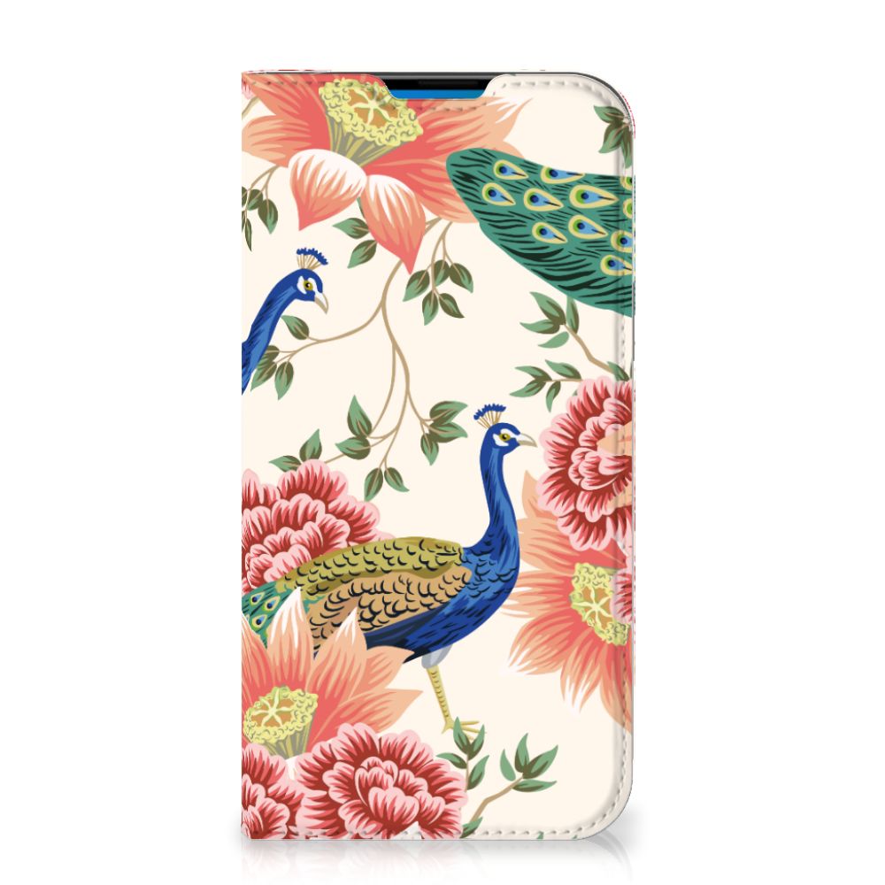 Hoesje maken voor iPhone 14 Pro Max Pink Peacock - B2C Telecom