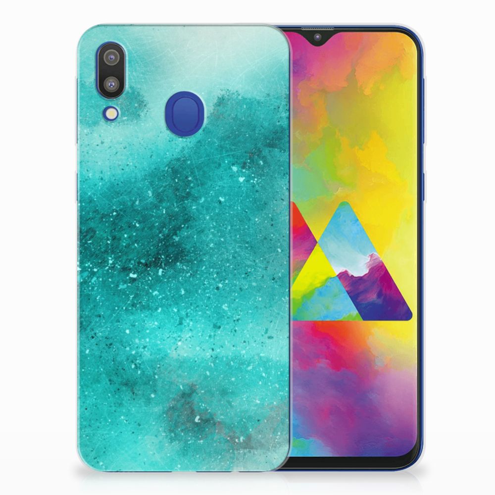 Hoesje maken Samsung Galaxy M20 (Power) Painting Blue