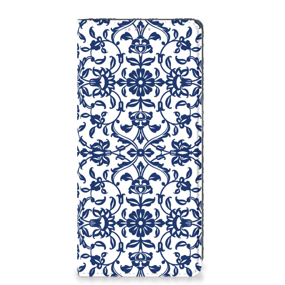 OPPO A54 5G | A74 5G | A93 5G Smart Cover Flower Blue - B2C Telecom