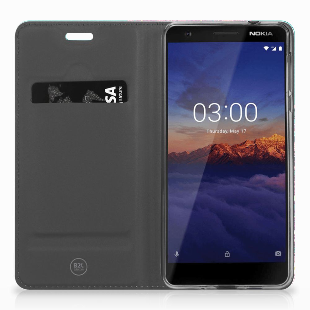 Nokia 3.1 (2018) Bookcase Cirkels en Vlinders