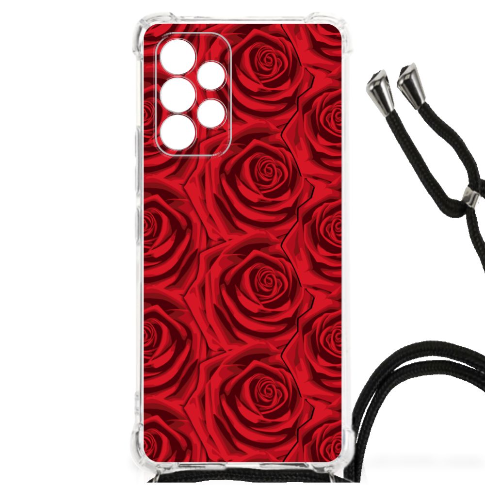 Samsung Galaxy A53 Case Red Roses
