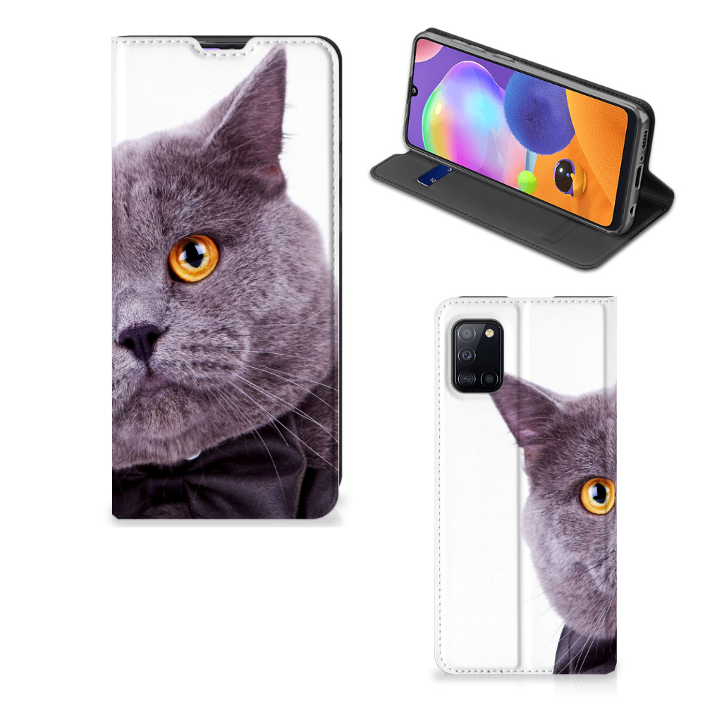 Samsung Galaxy A31 Hoesje maken Kat - B2C Telecom